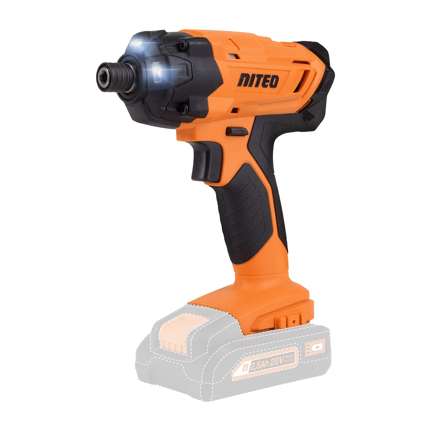 Akumulatorowa zakrętarka udarowa Niteo 20 V Max, 1/4'', 180 Nm