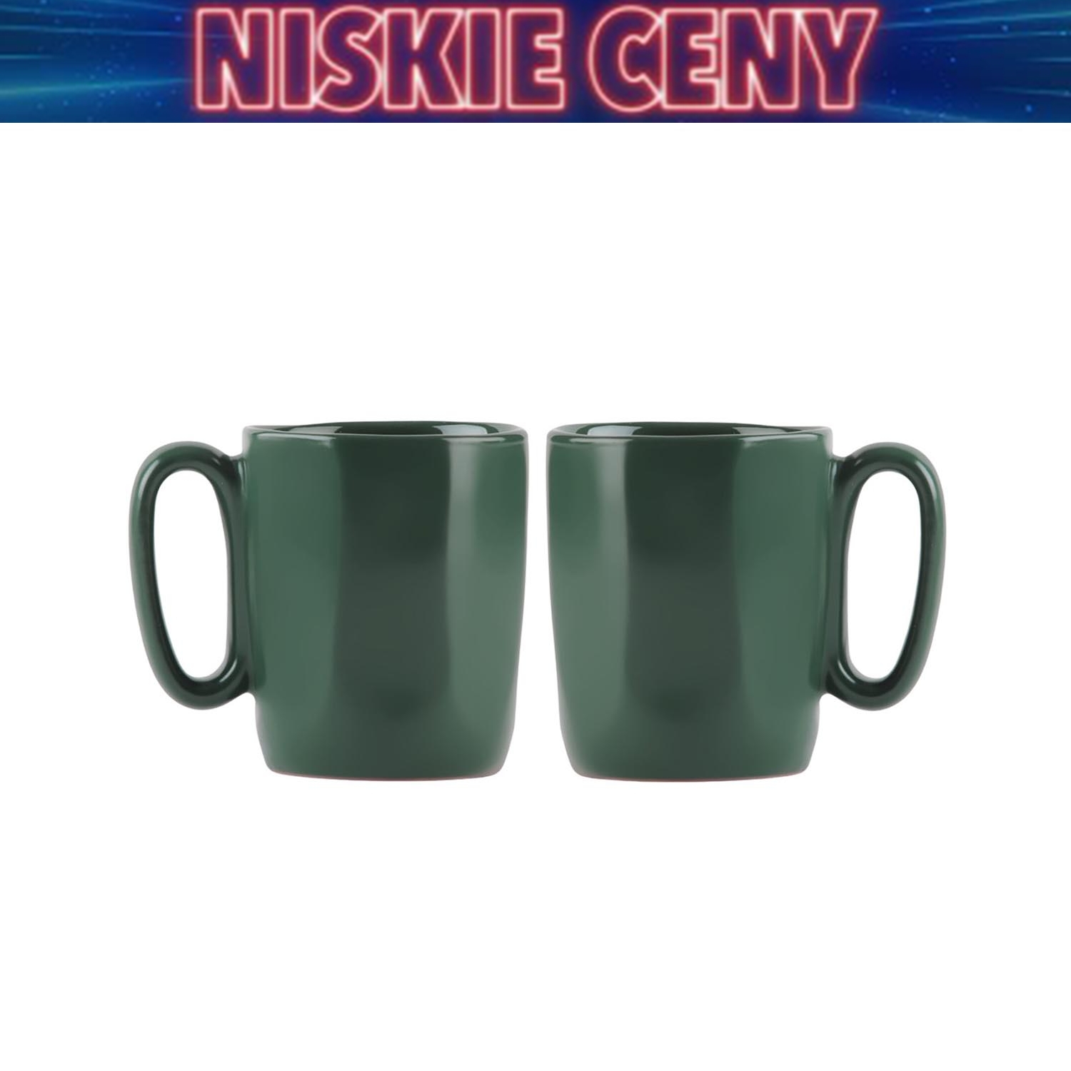 Kubki ceramiczne do espresso Vialli Design Fuori, 80 ml, 2 sztuki, zielone
