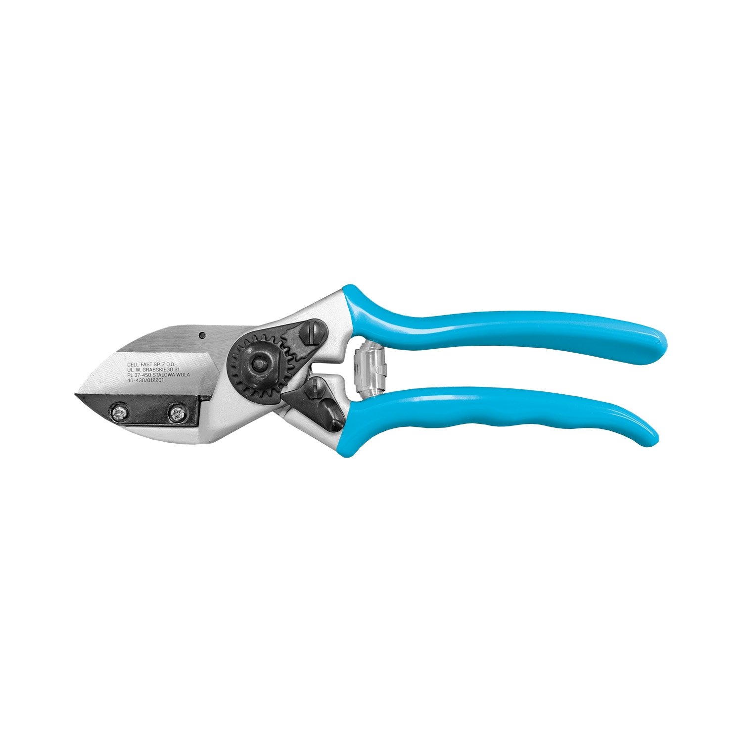 Sekator kowadełkowy Ideal, metalowy, niebieski